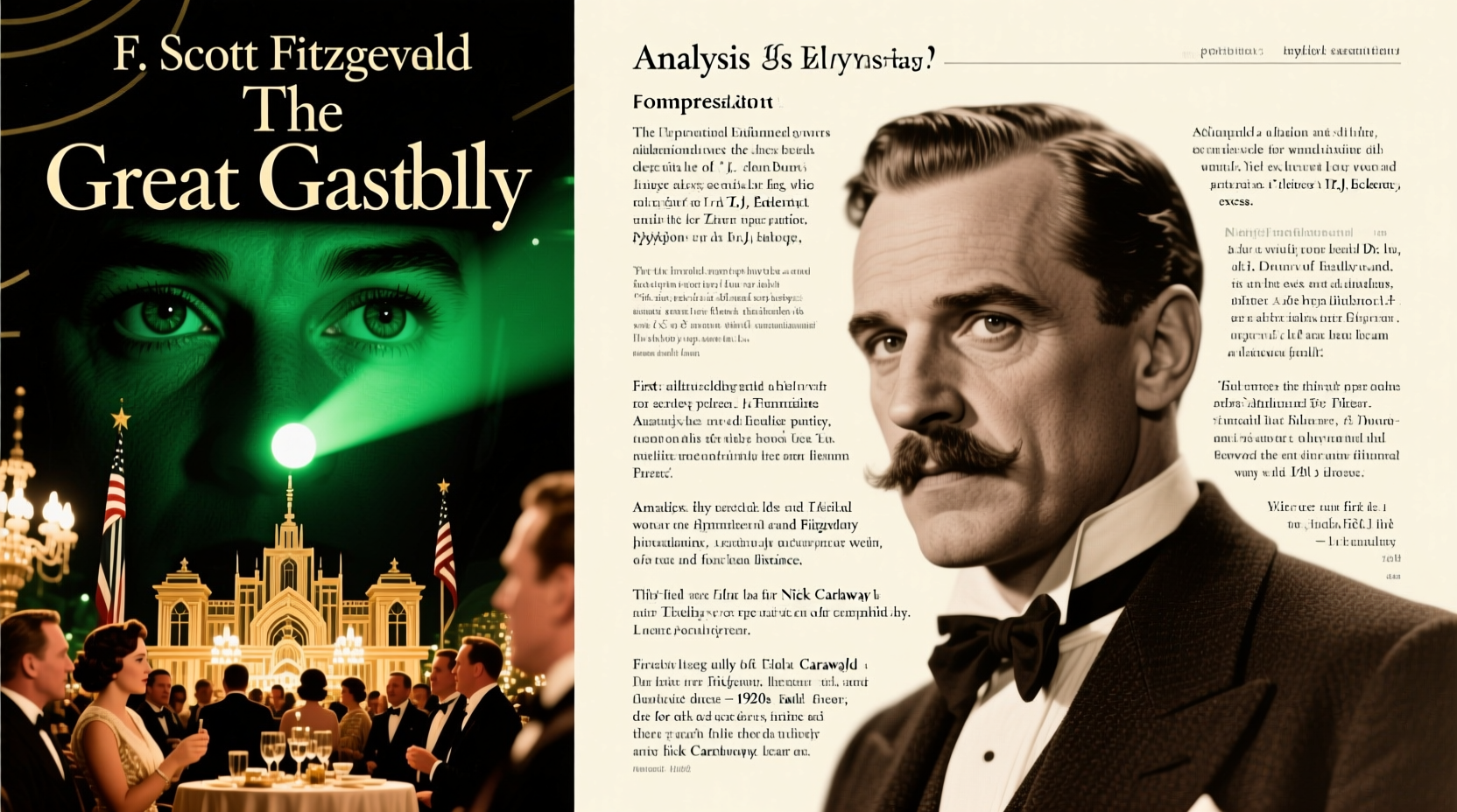 why did fitzgerald write the great gatsby exploring motives