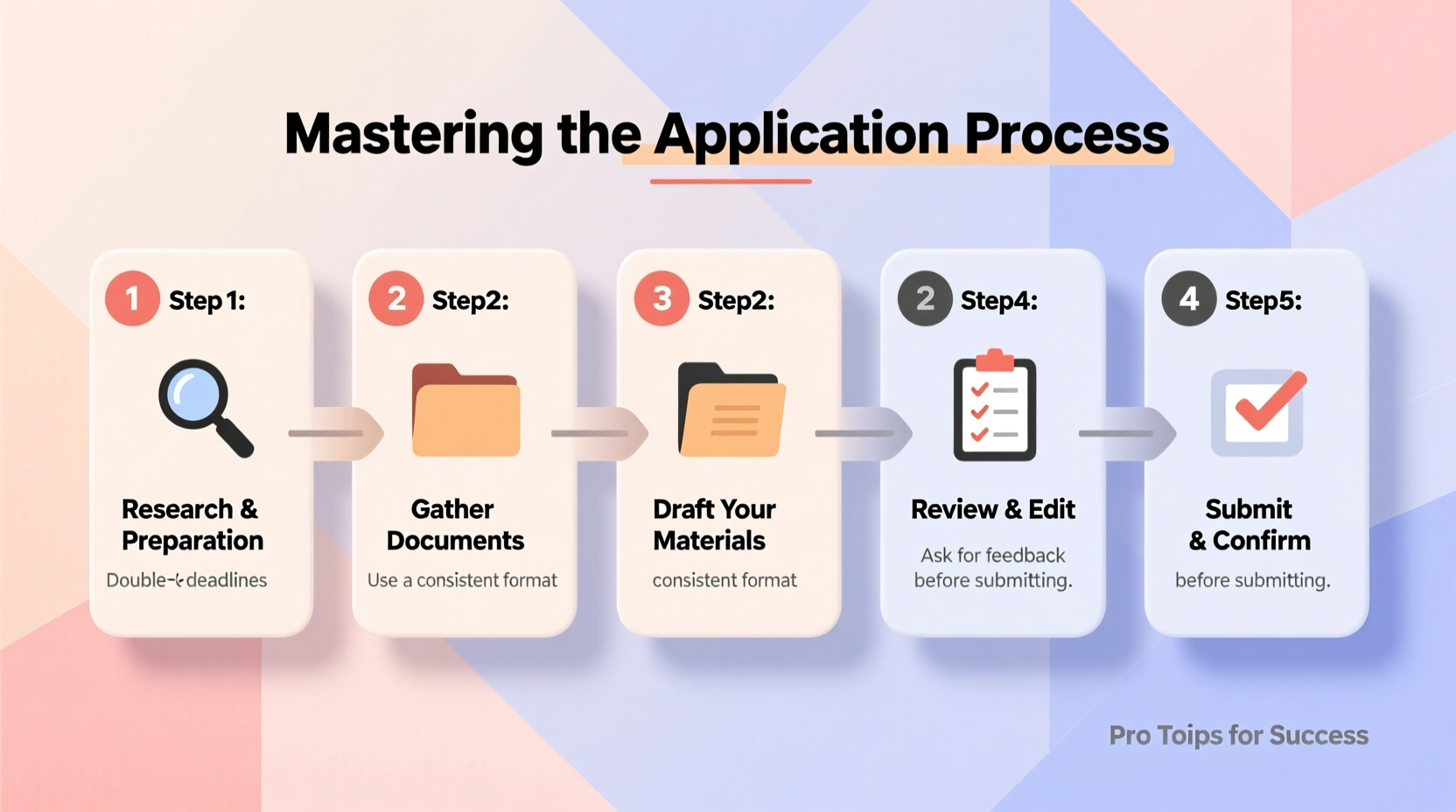 mastering the application process step by step tips for successful submission