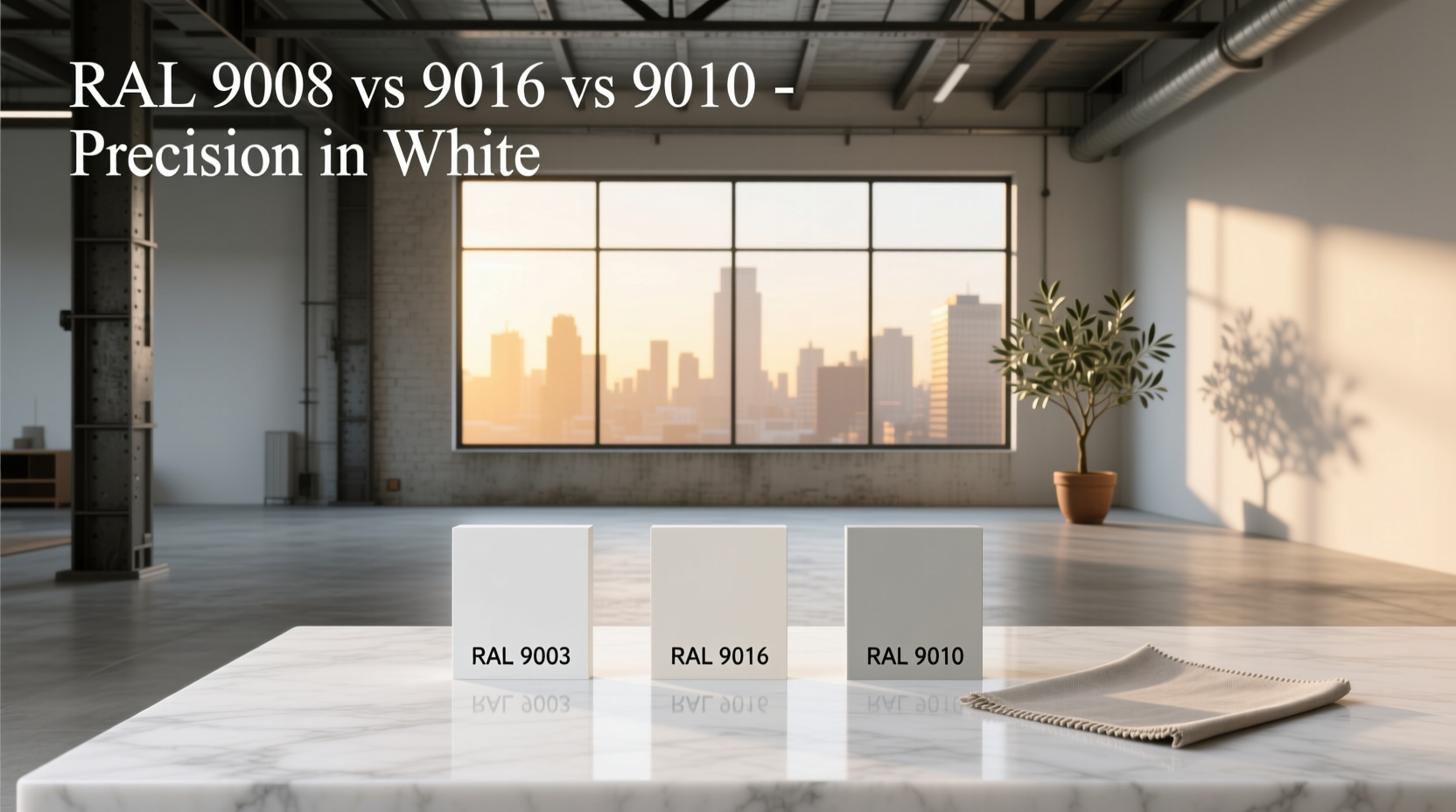 What Is the Difference Between RAL 9003, 9016, and 9010?