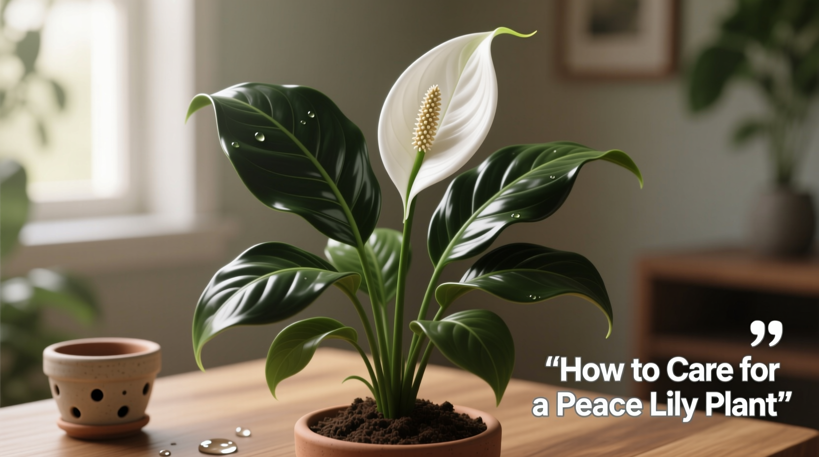 how do you take care of a peace lily plant