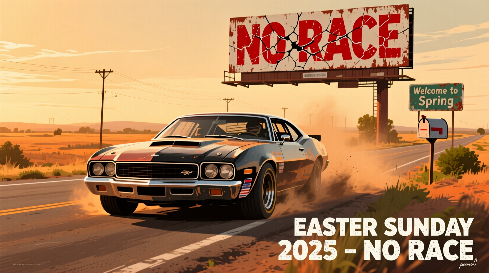 does nascar race on easter sunday 2025