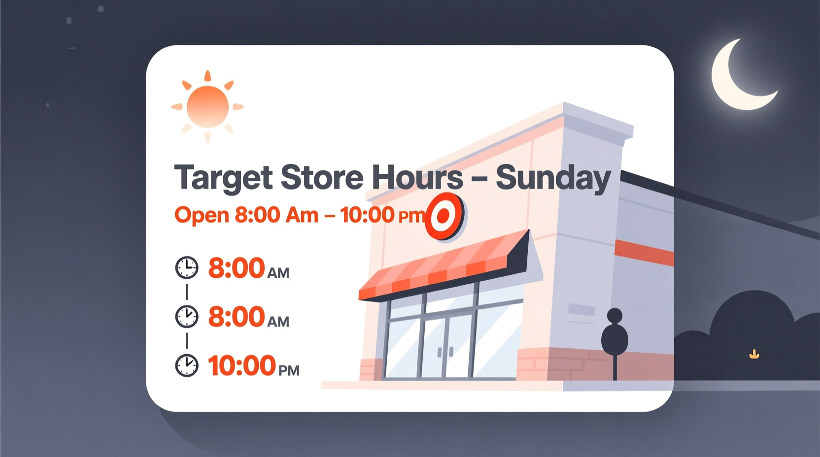 how late is target open on sunday
