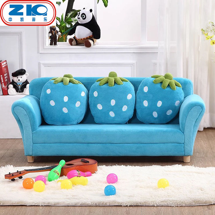 2020  cheap factory strawberry cartoon baby  kids soft child sofa chair kid modern couch sofa