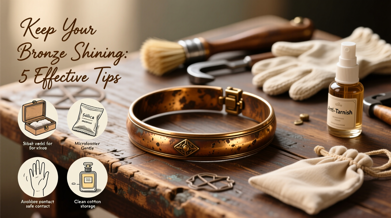effective tips to prevent tarnish and keep your bronze bracelet shining