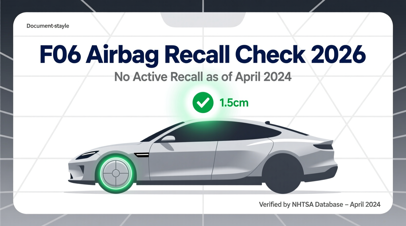 f06 airbag recall check 2026