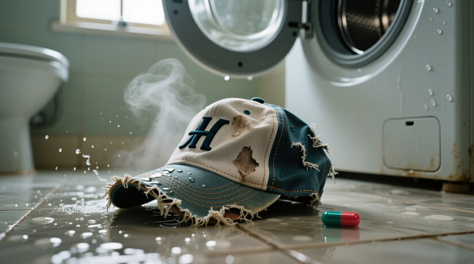 stop washing your baseball cap in the washing machine