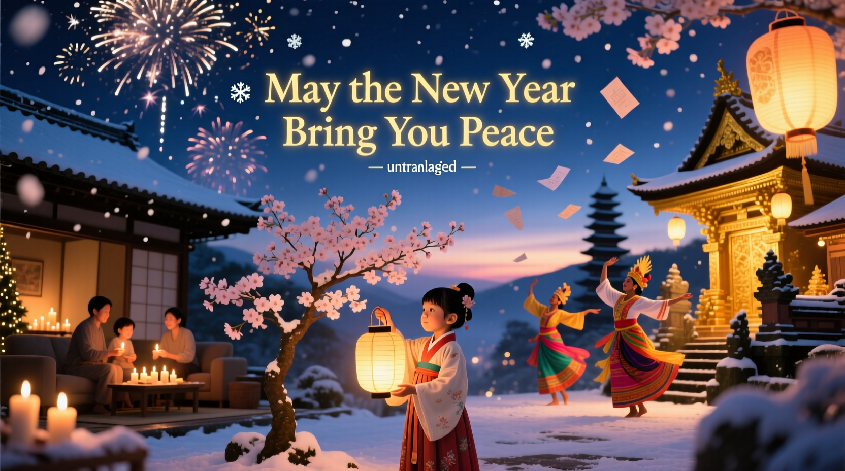 may the new year bring you peace