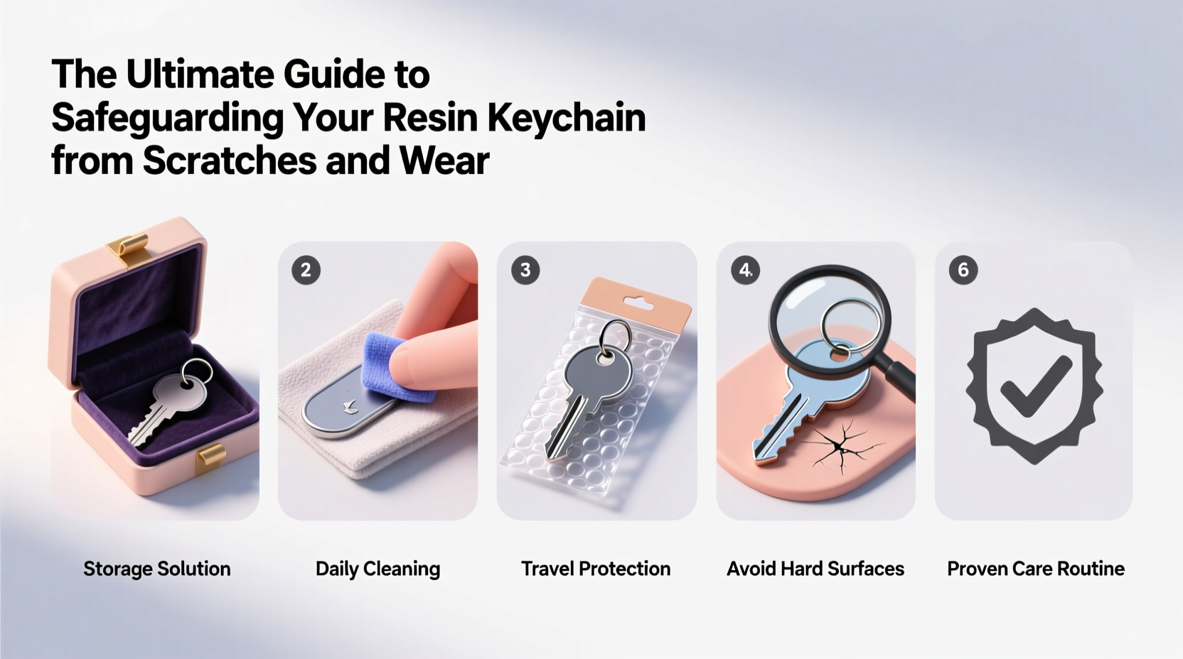 the ultimate guide to safeguarding your resin keychain from scratches and wear