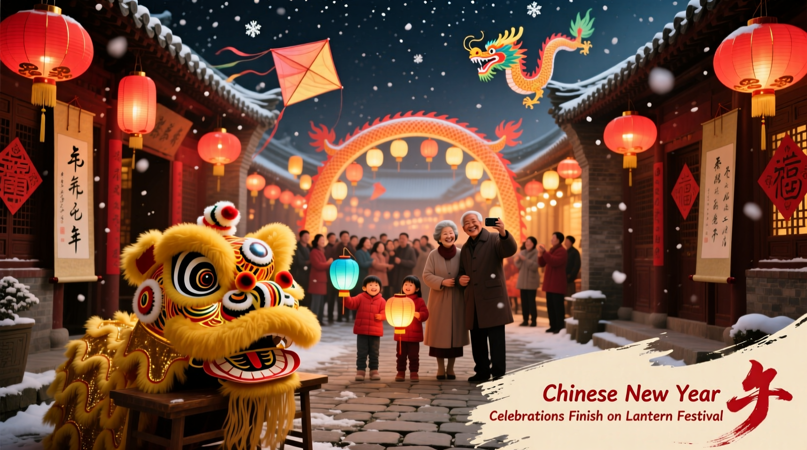 when does chinese new year celebrations finish