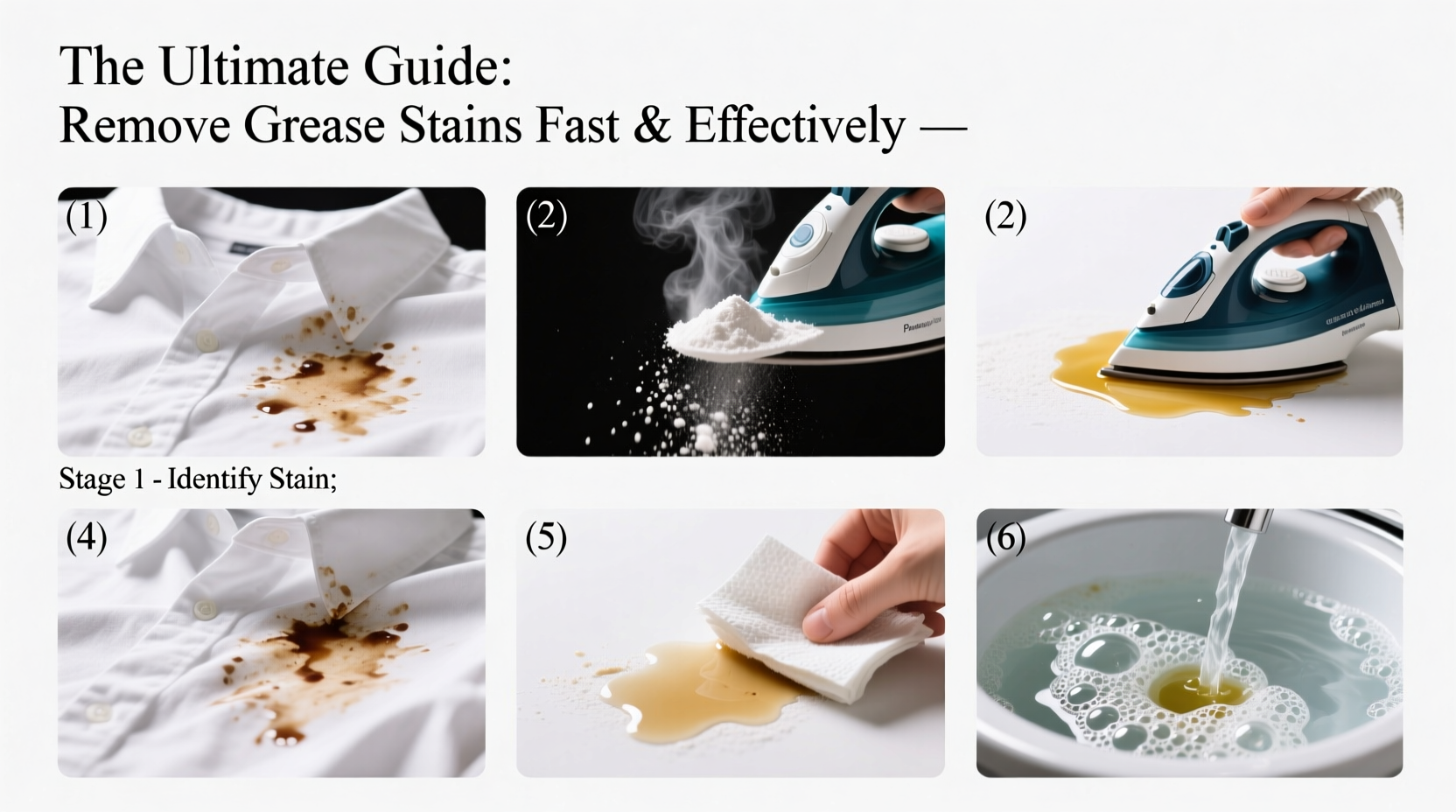 the ultimate step by step guide to removing grease stains from clothes quickly and effectively