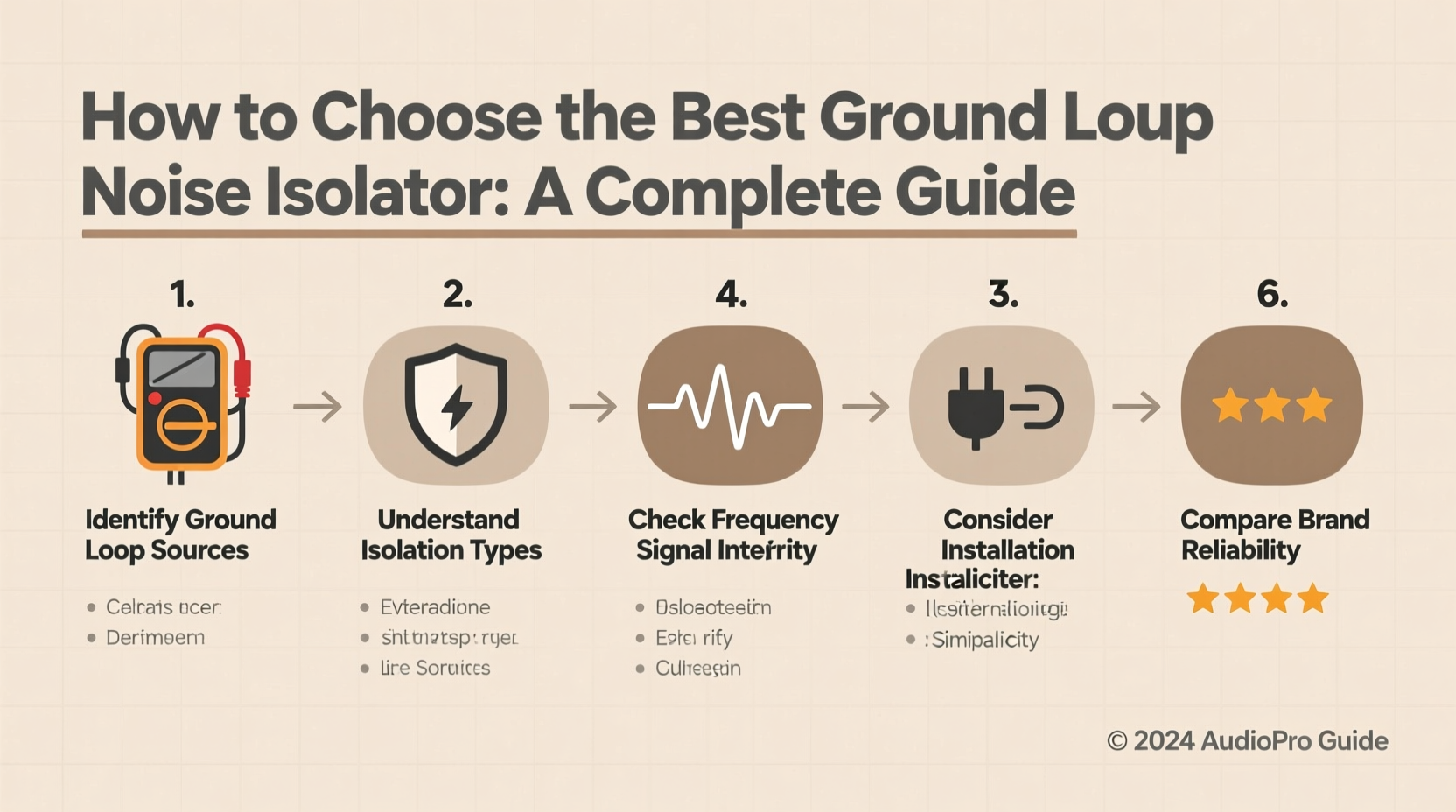 ground loop noise isolator