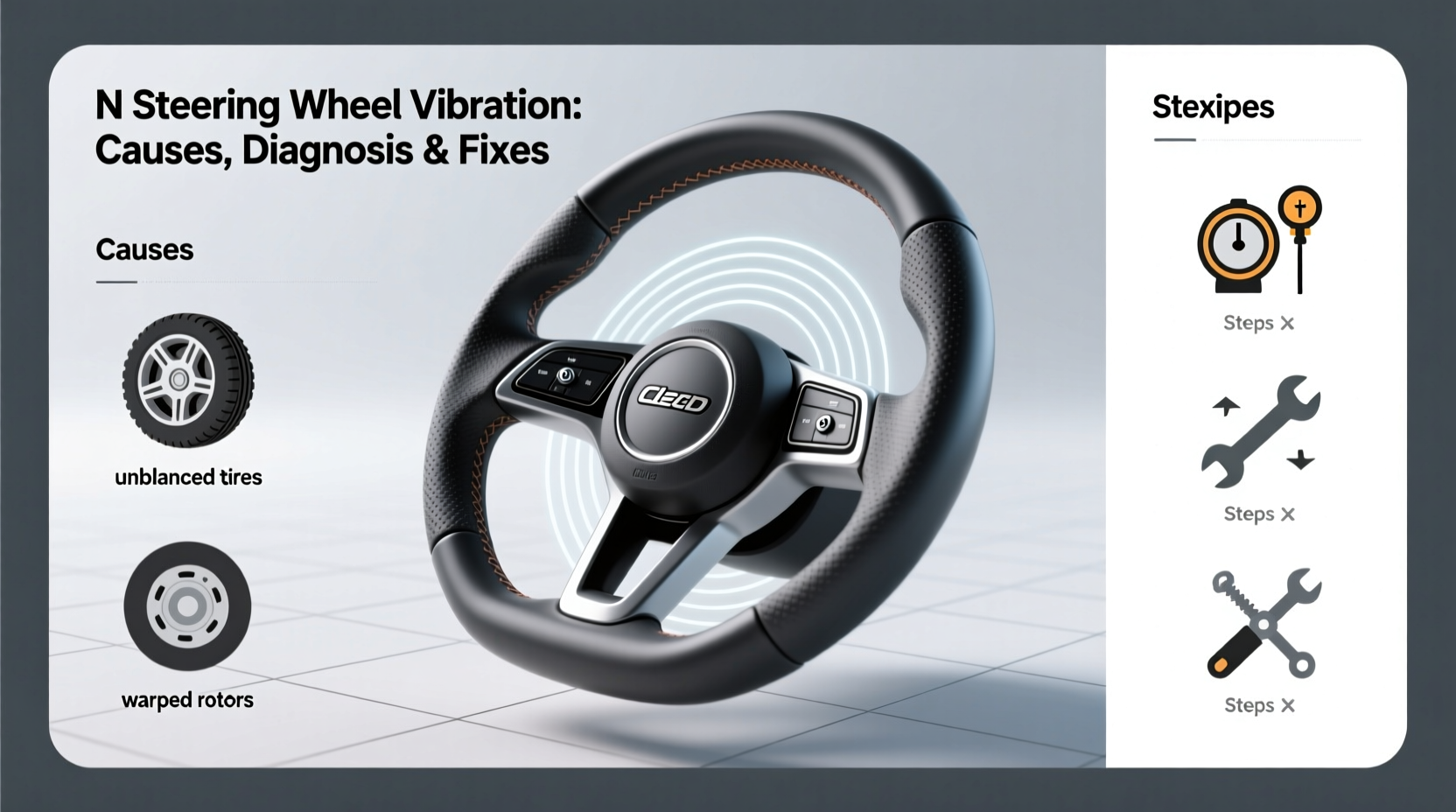 n steering wheel vibration