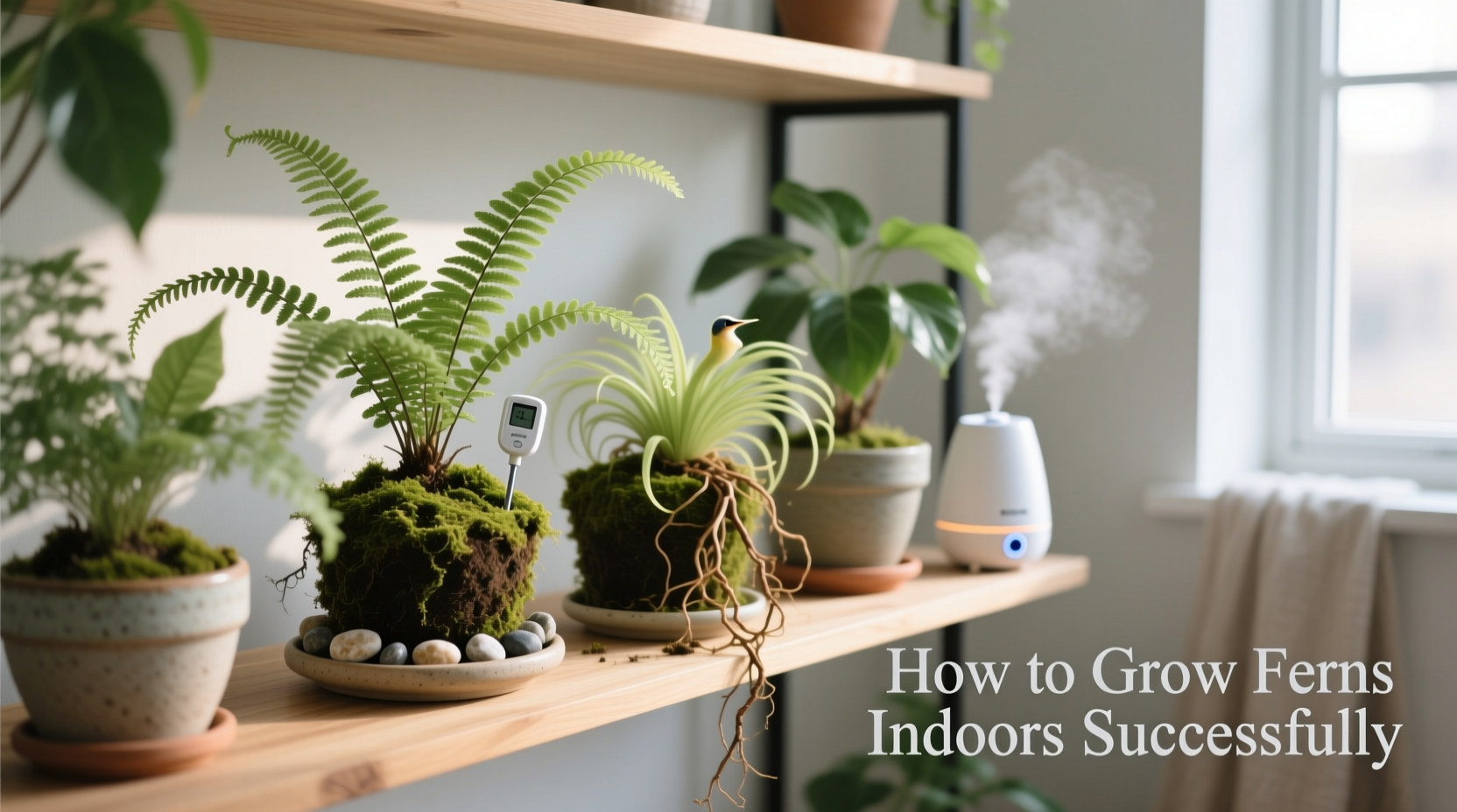 how to grow ferns indoors