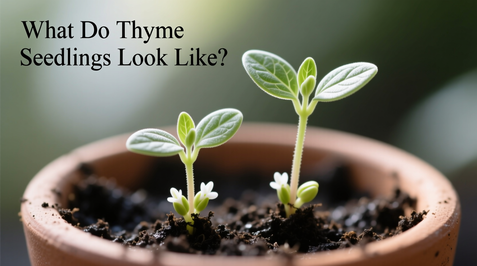 What Do Thyme Seedlings Look Like? Visual Guide