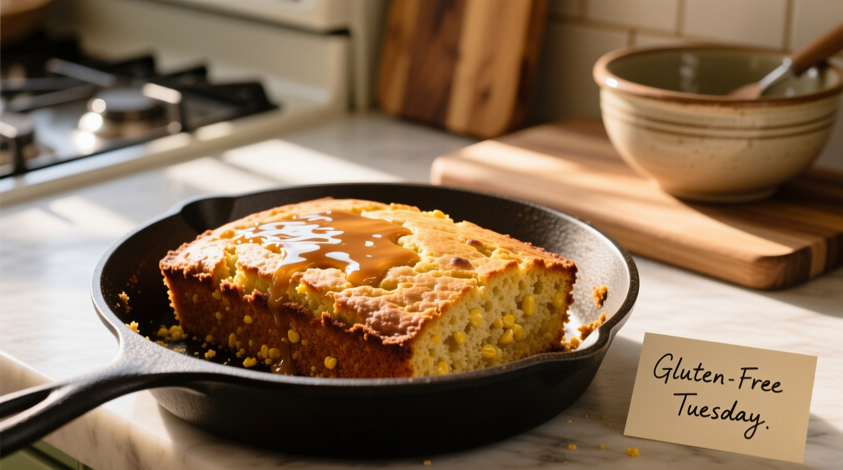 gluten free tuesday brown butter cornbread gluten free baking recipe