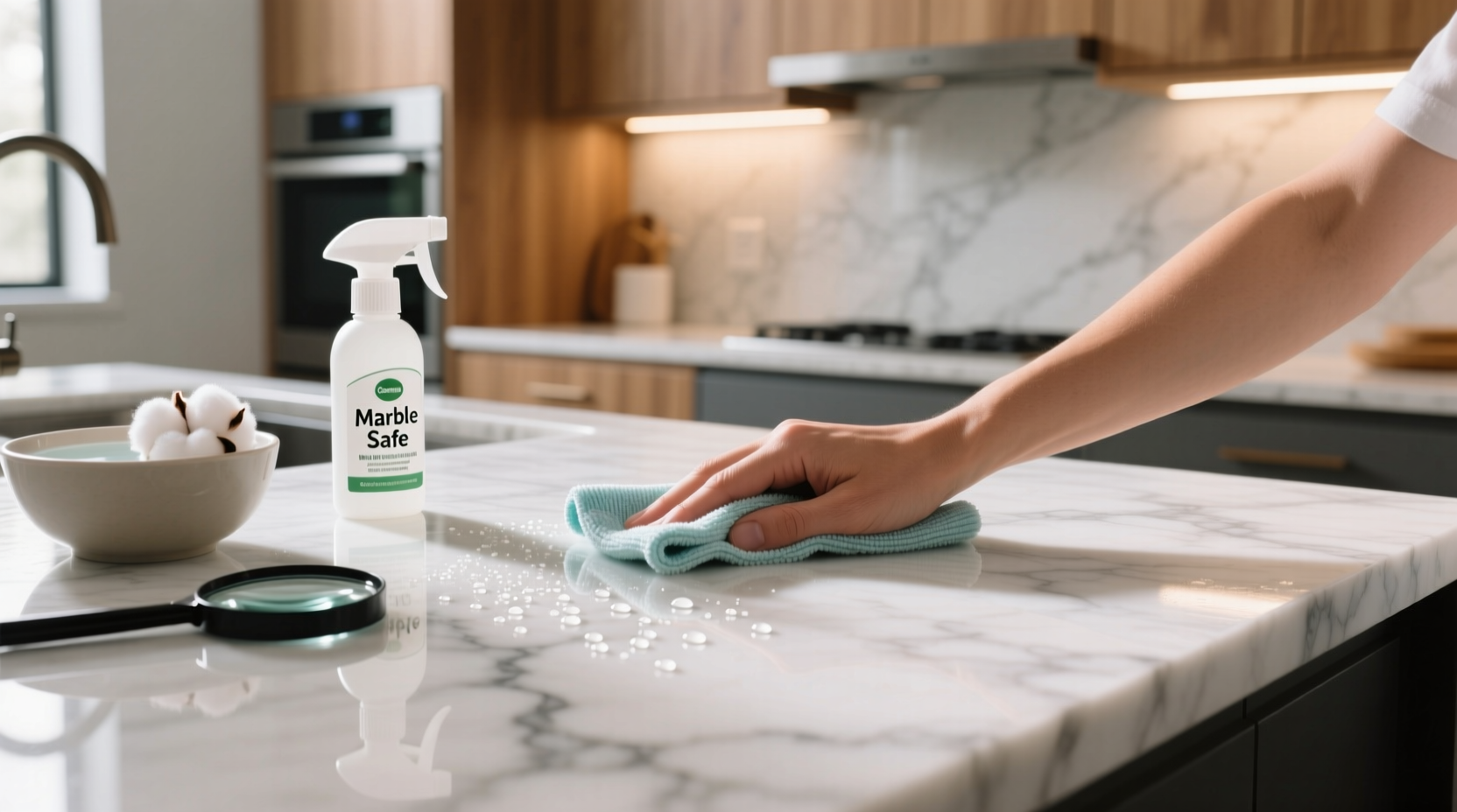how to clean marble without damaging it