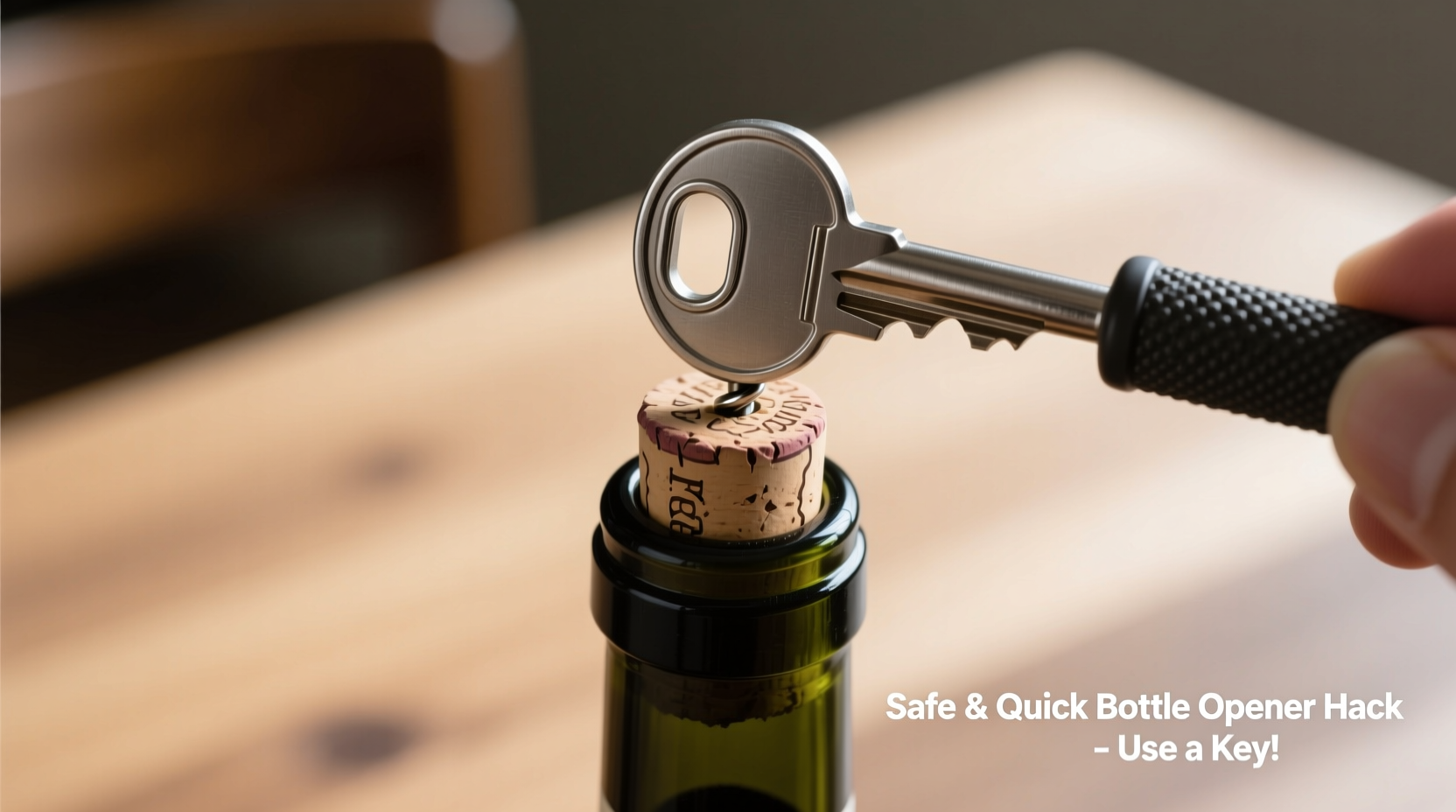 creative and easy techniques to open a bottle with a key safely and quickly