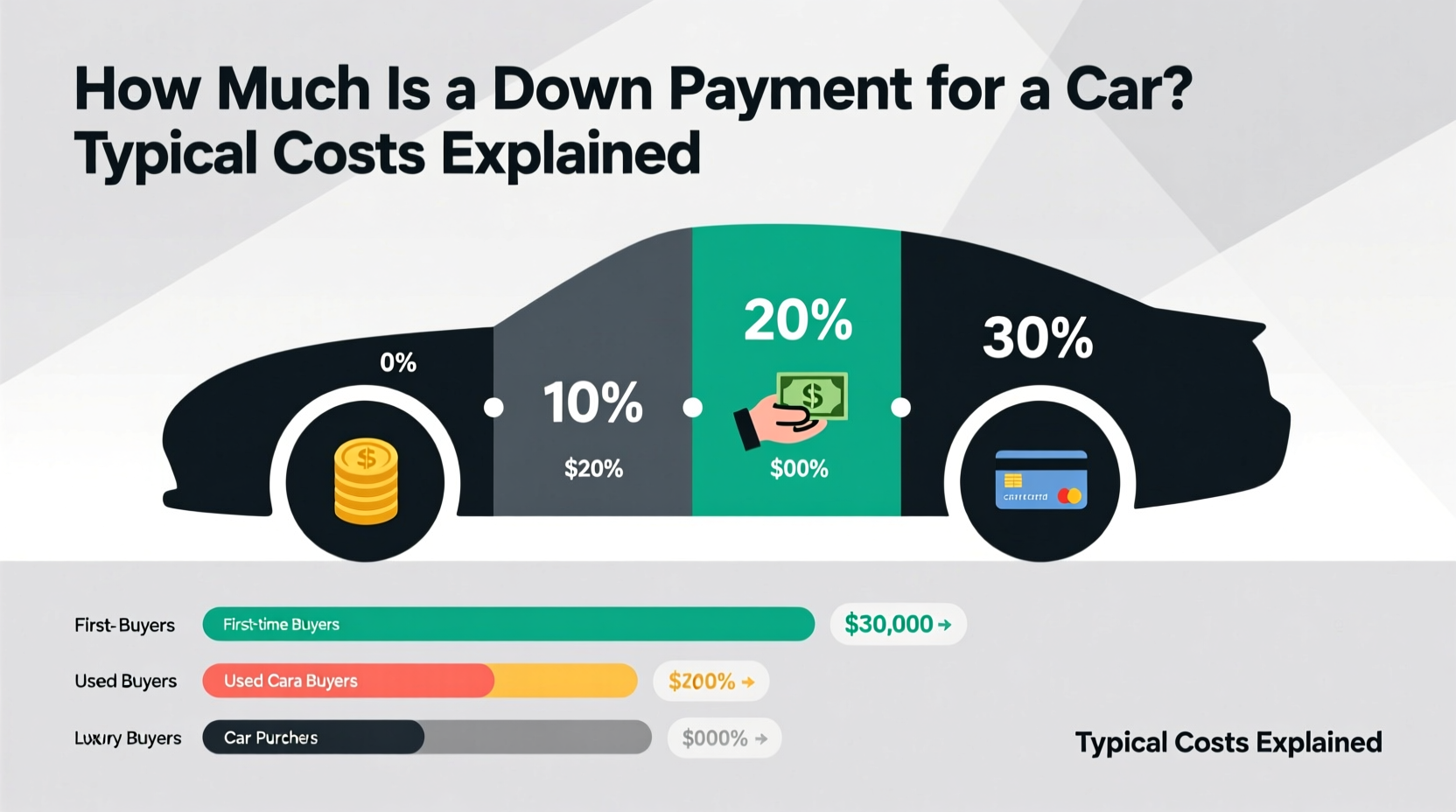 how much is a down payment for a car