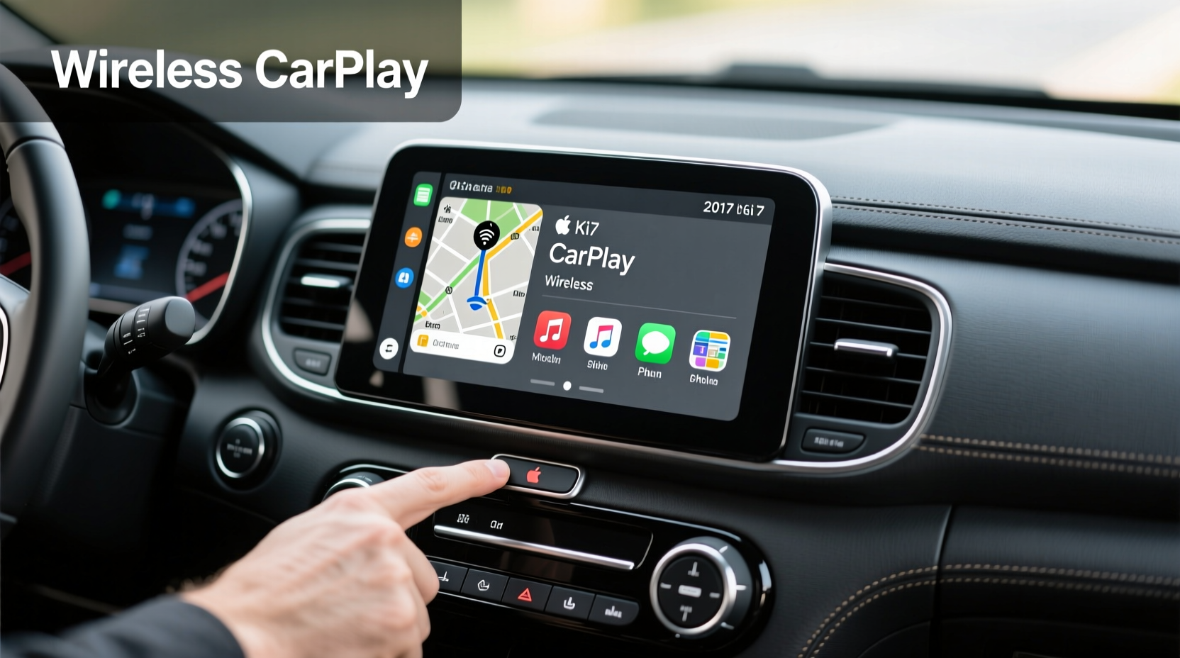 niro 2017 wireless carplay install