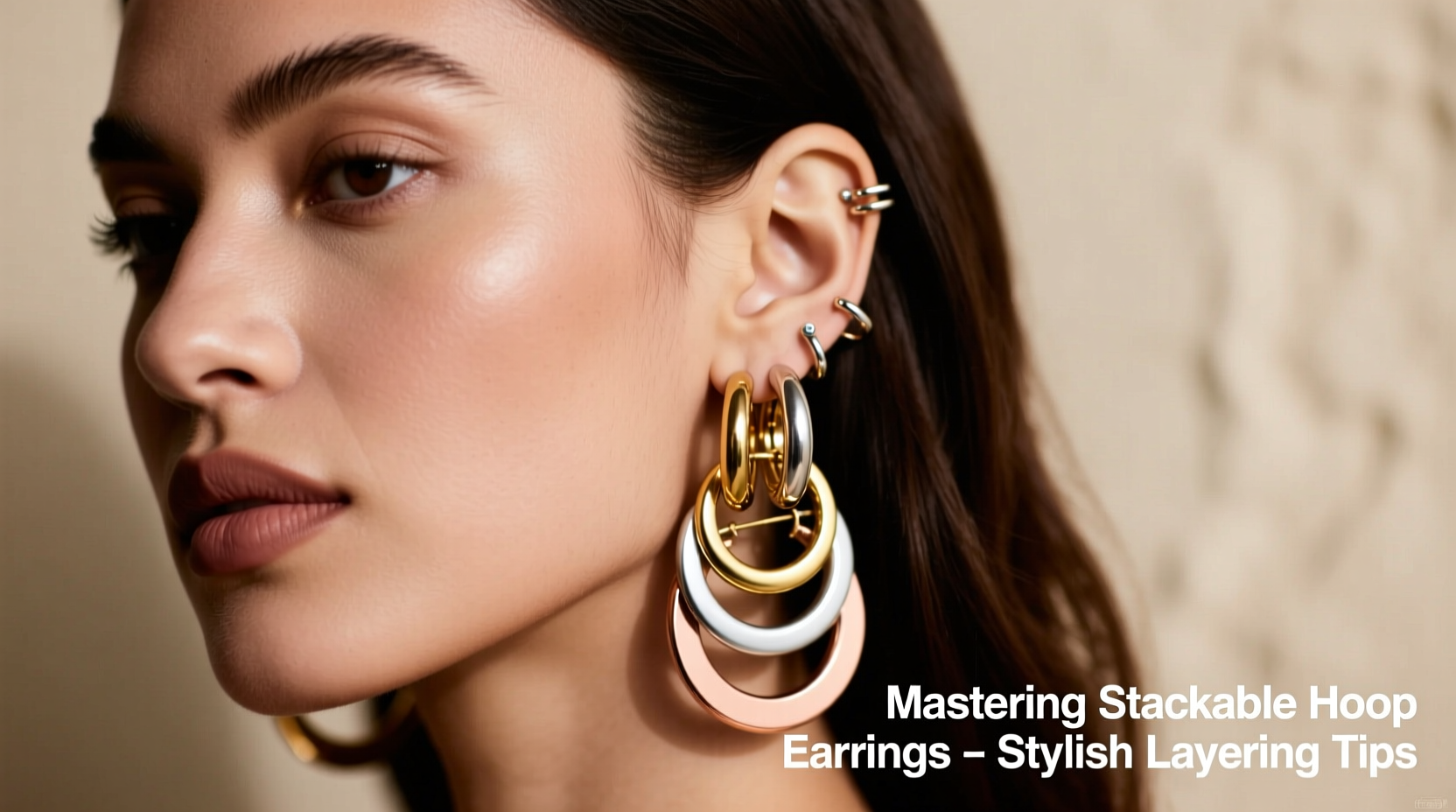 mastering stackable hoop earrings stylish tips for layering with multiple ear piercings