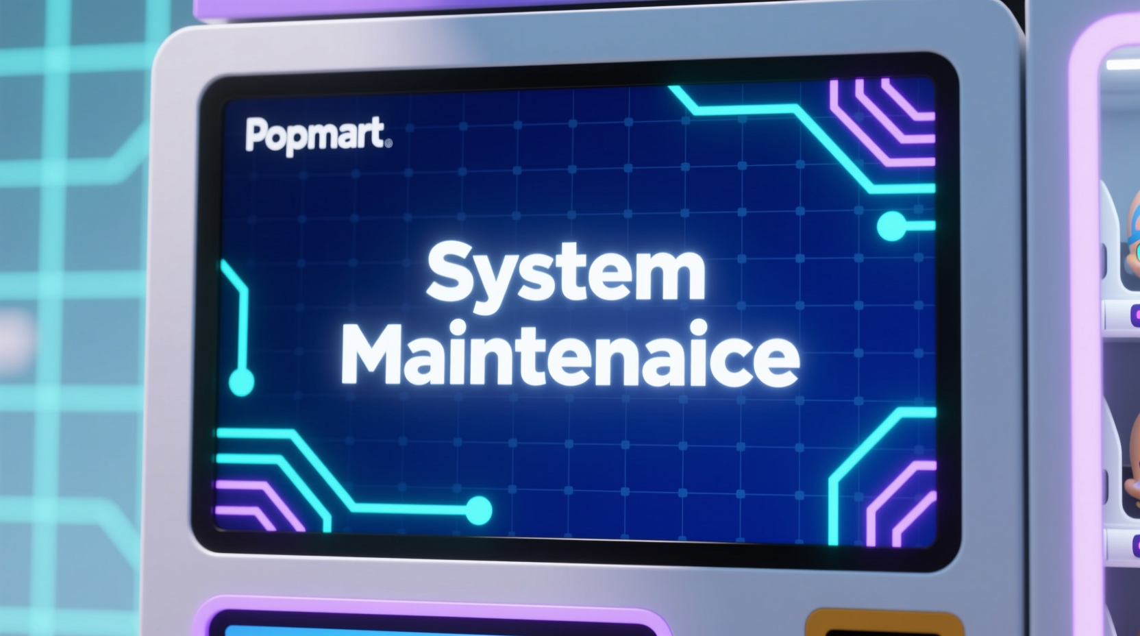 what does system maintenance mean on popmart