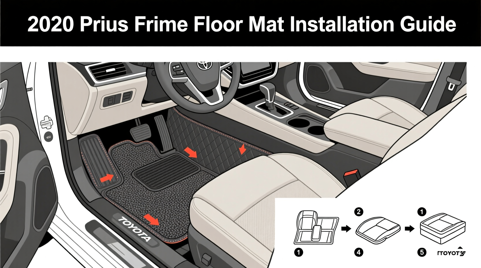 2020 Prius Prime Floor Mat Installation Guide