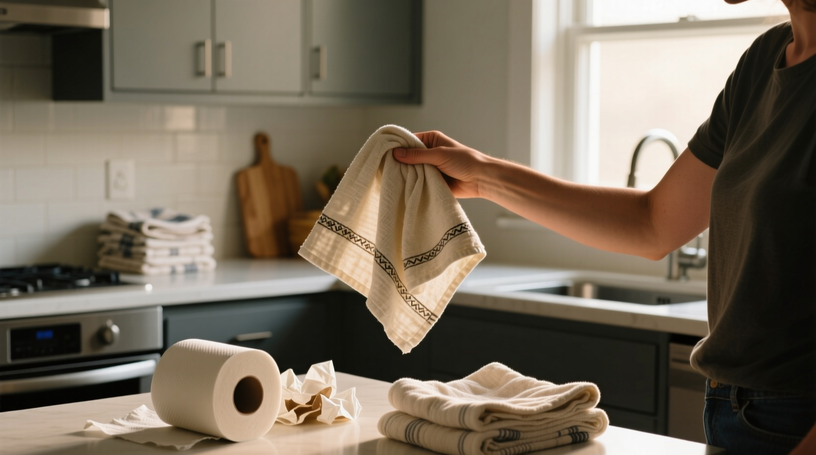 how i finally ditched paper towels