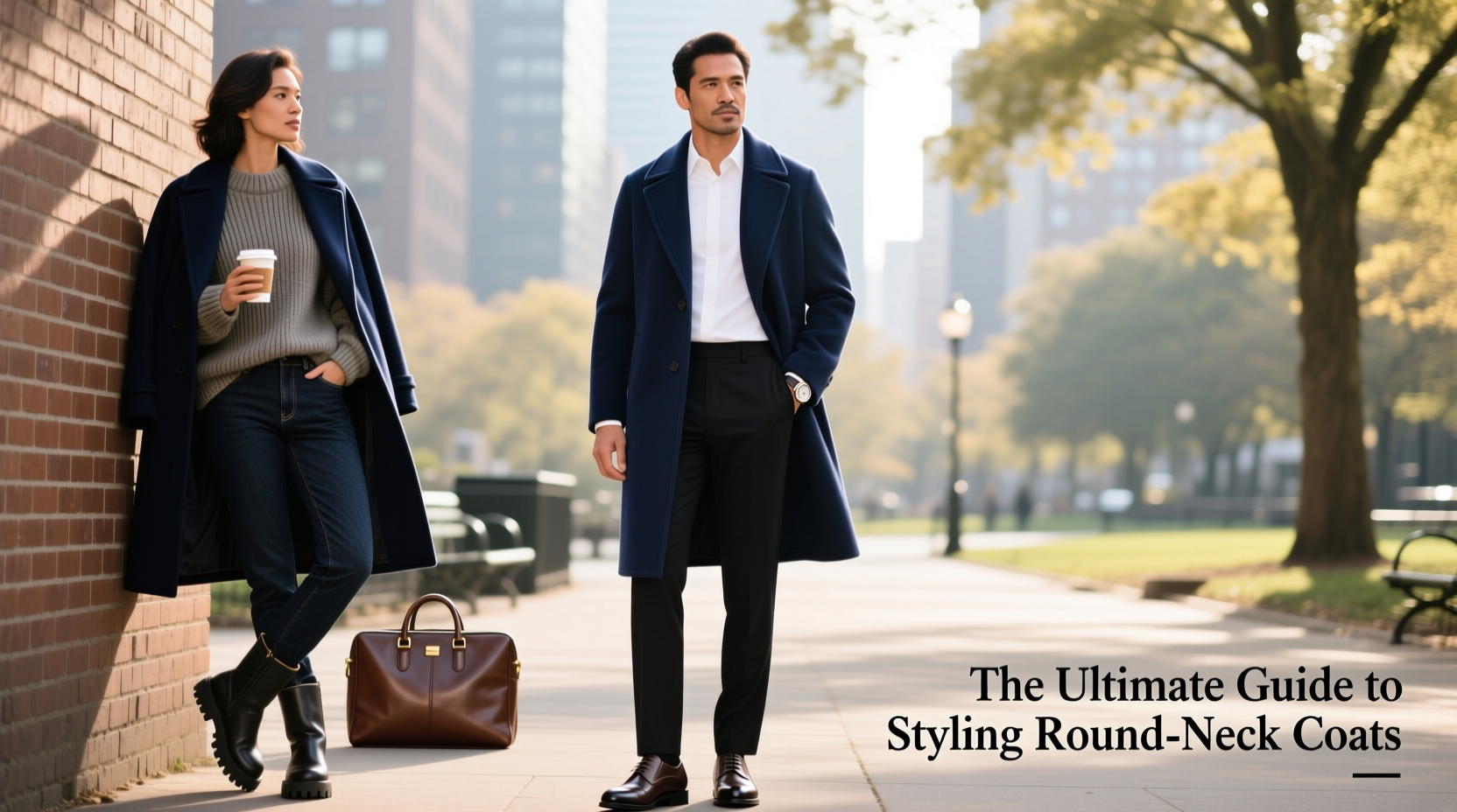 the ultimate guide to styling round neck coats for both casual and formal looks