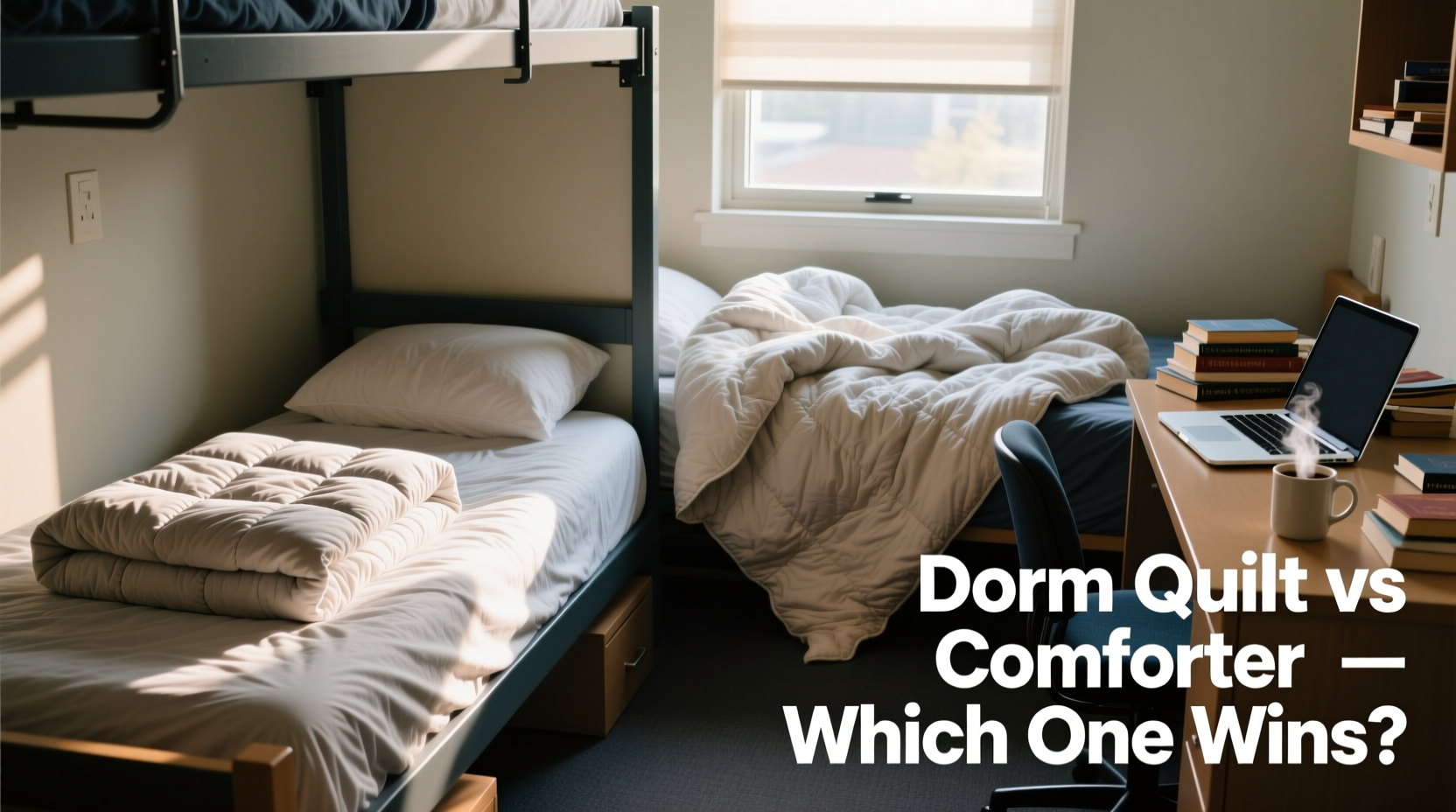 dorm quilt vs comforter which one is actually better for college life