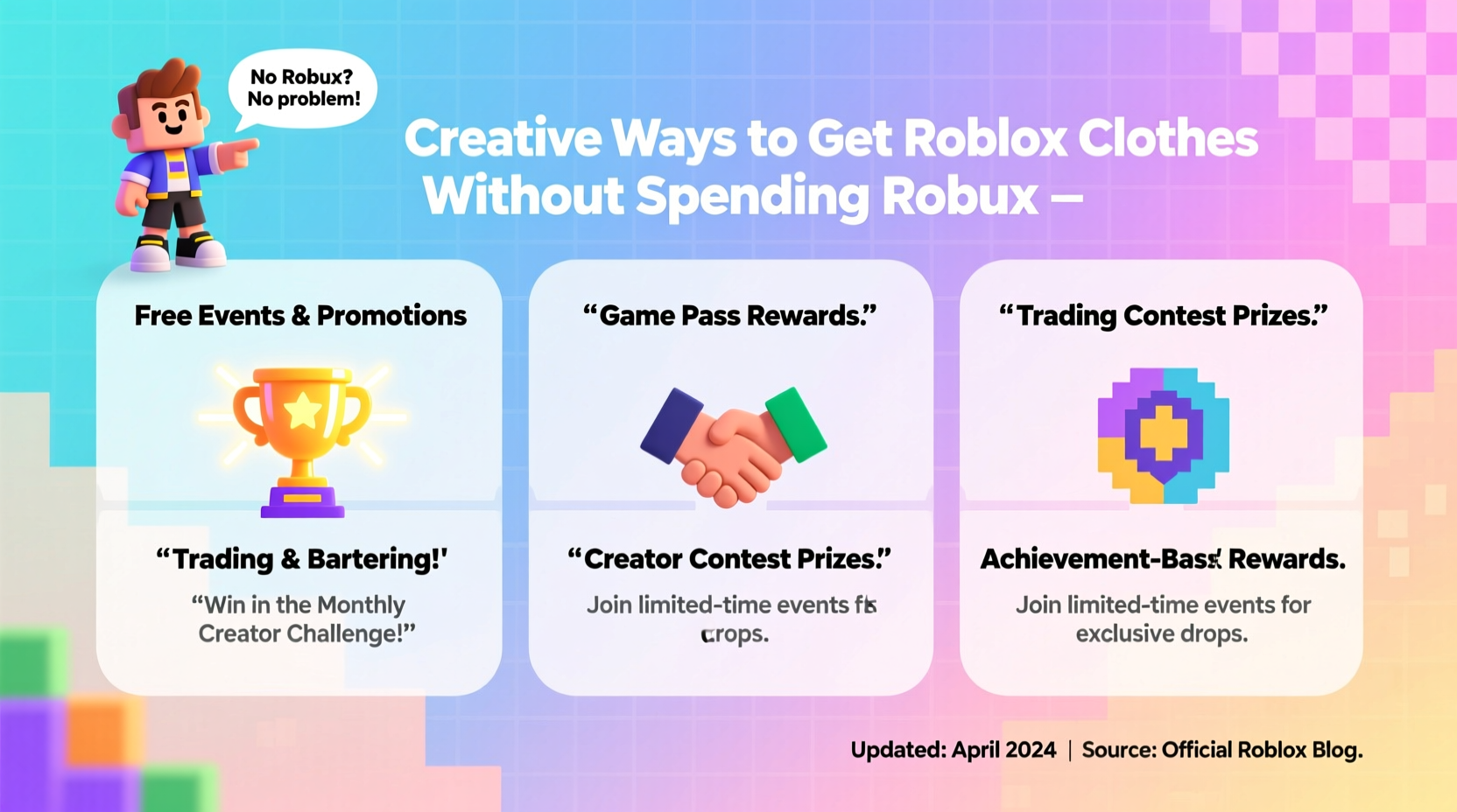 creative ways to get roblox clothes without spending robux a complete guide