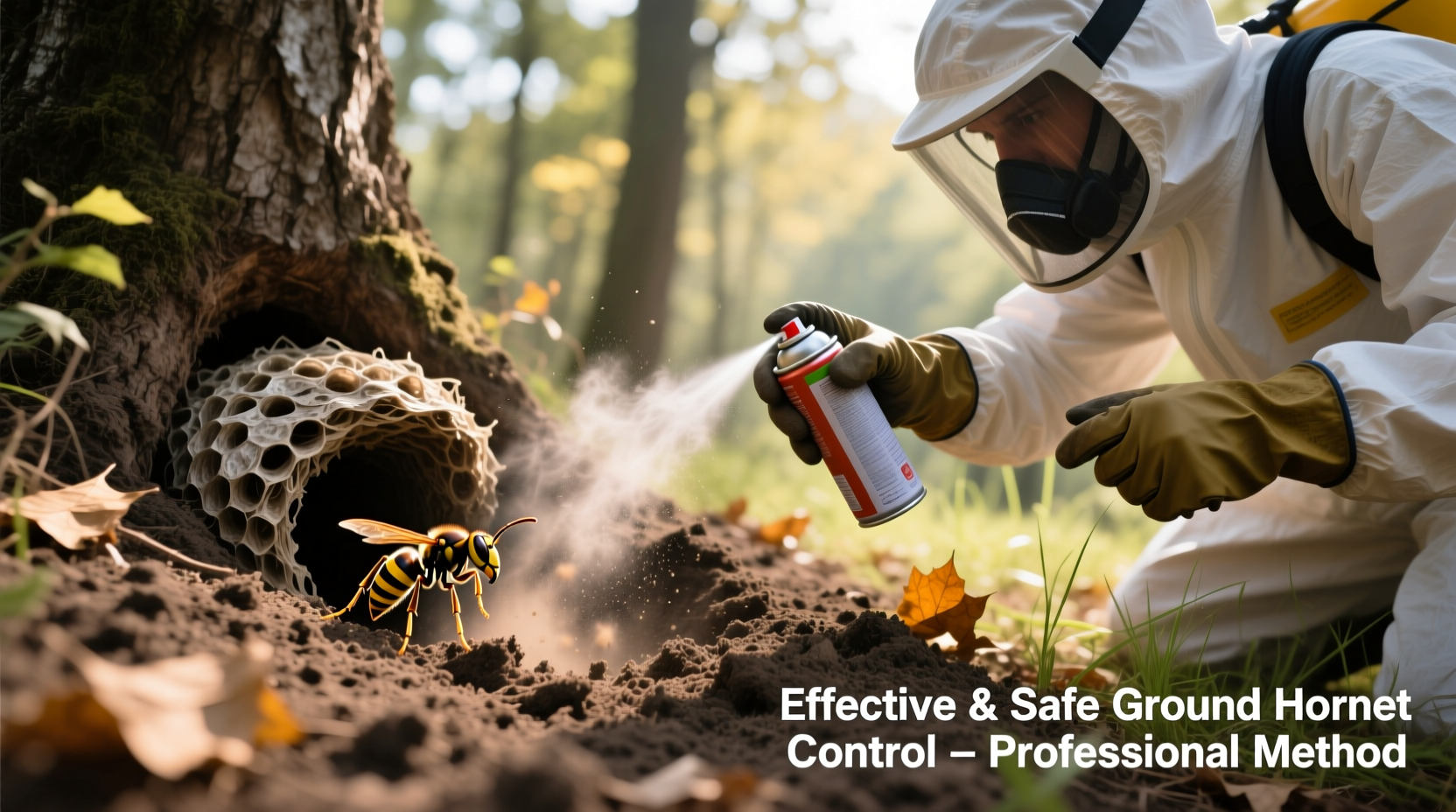 effective solutions for the best way to kill ground hornets