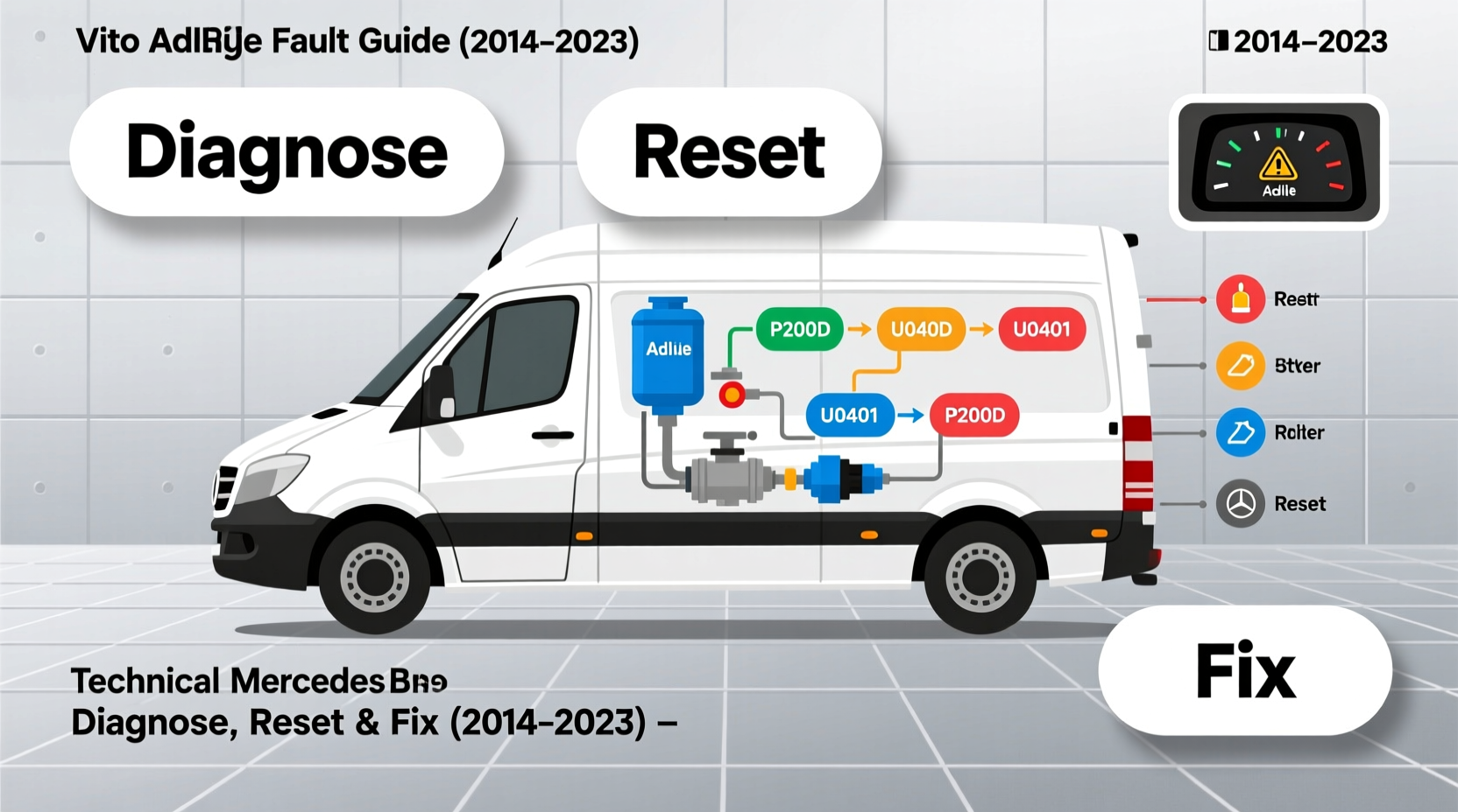 Vito AdBlue Fault Guide: Diagnose, Reset & Fix (2014–2023)
