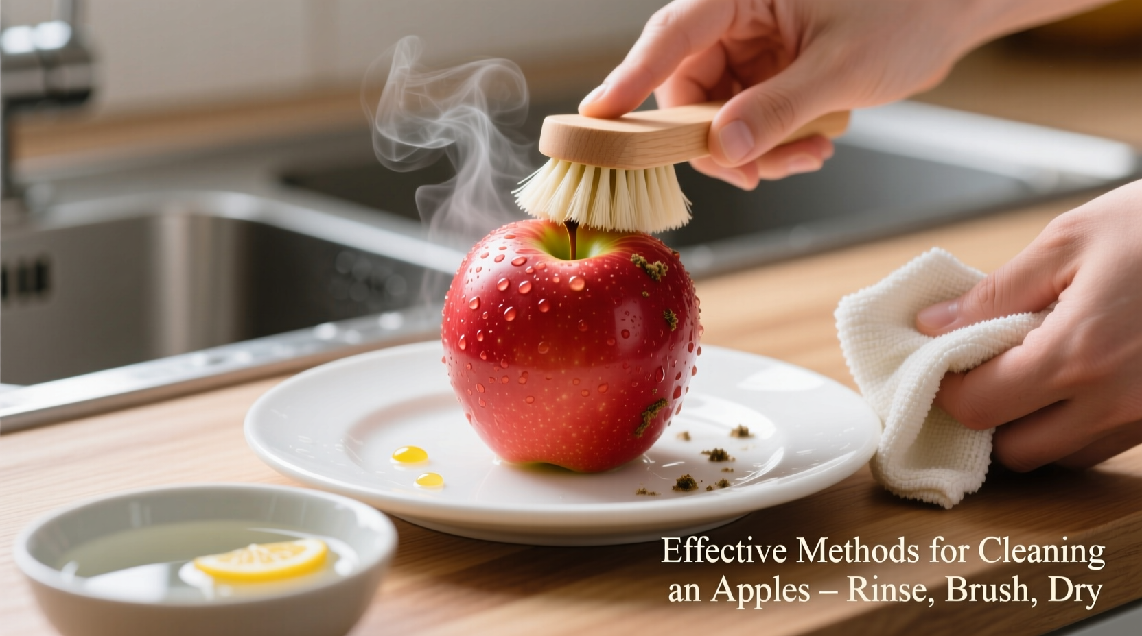 effective methods for the best way to clean an apple
