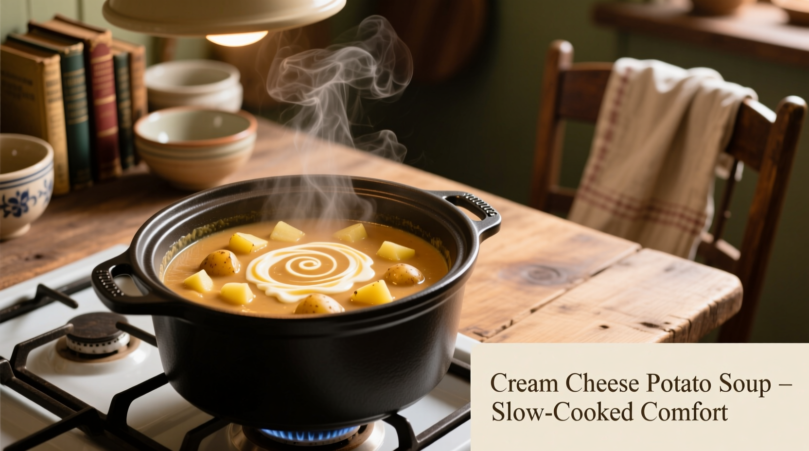 cream cheese potato soup crock pot
