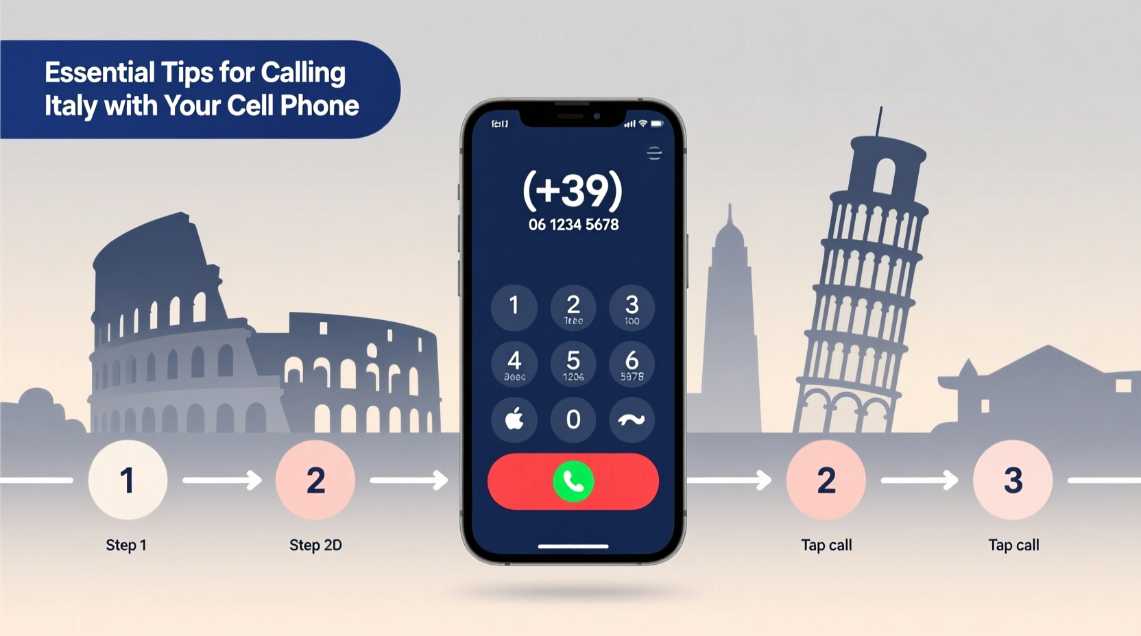 essential tips for calling italy with your cell phone a simple step by step guide