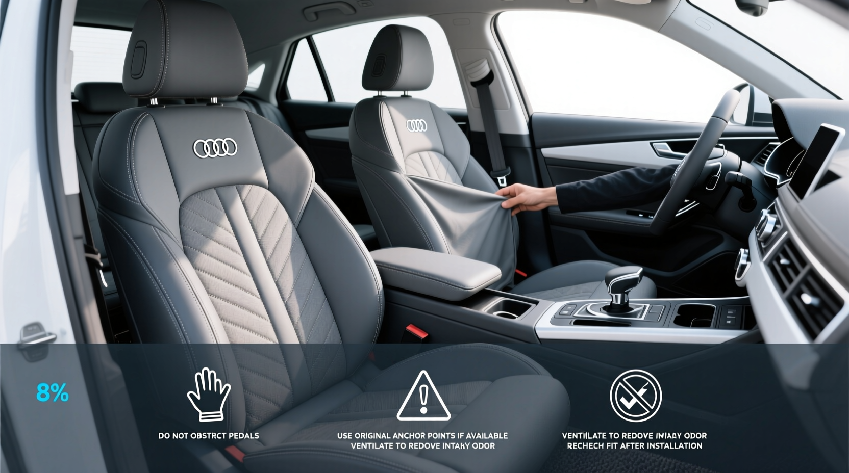 How to Choose Audi A4 Seat Covers with Logo: Buying Guide