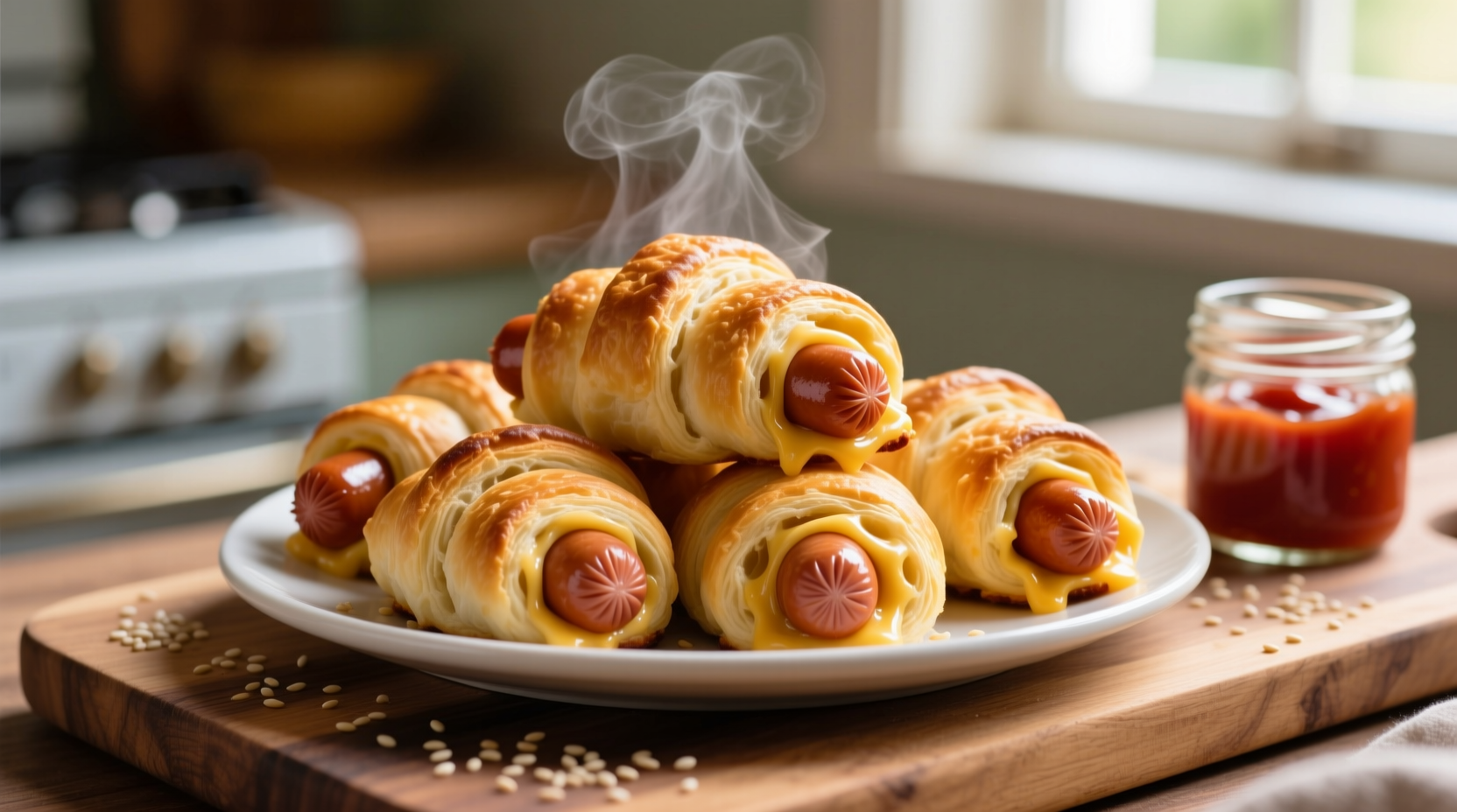 homemade pigs in a blanket