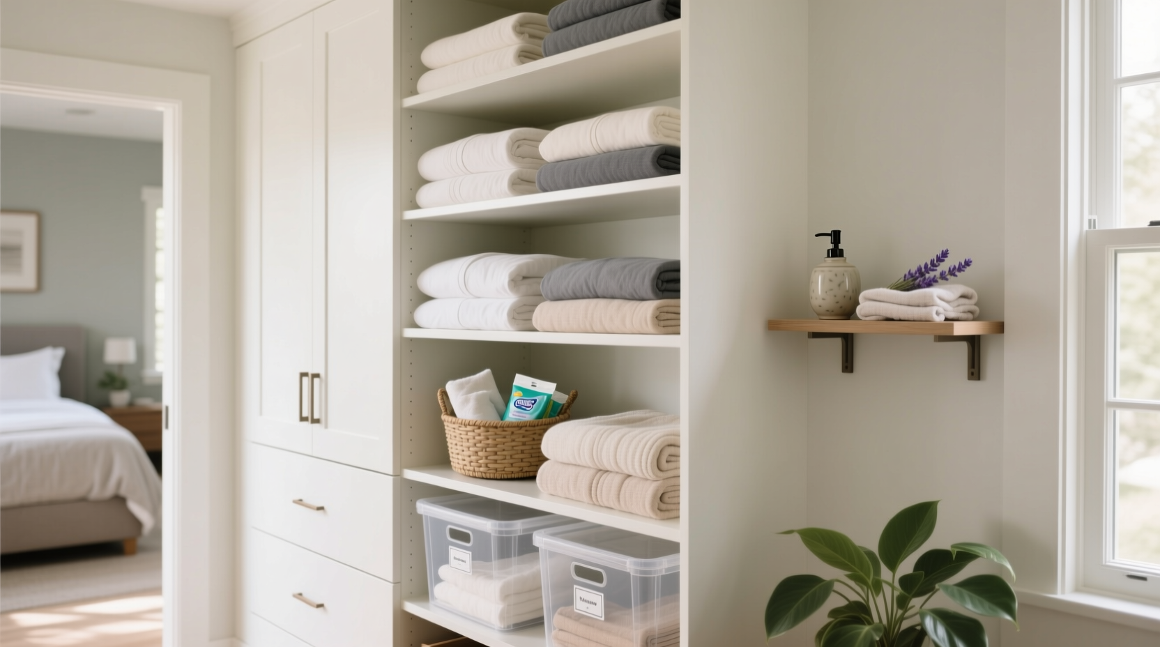 linen closet organization ideas