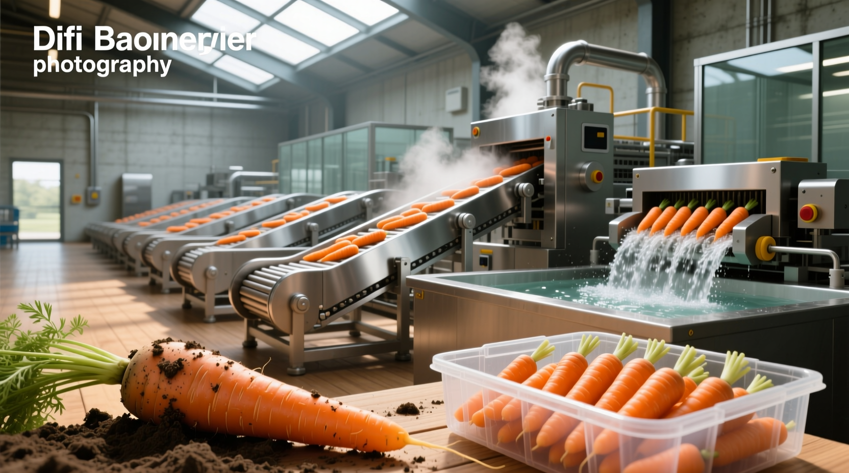 are baby carrots processed