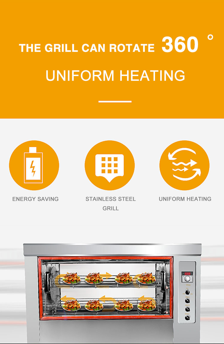 High Speed Kitchen Portable Mini Toaster Chicken Rotisserie Gas Oven