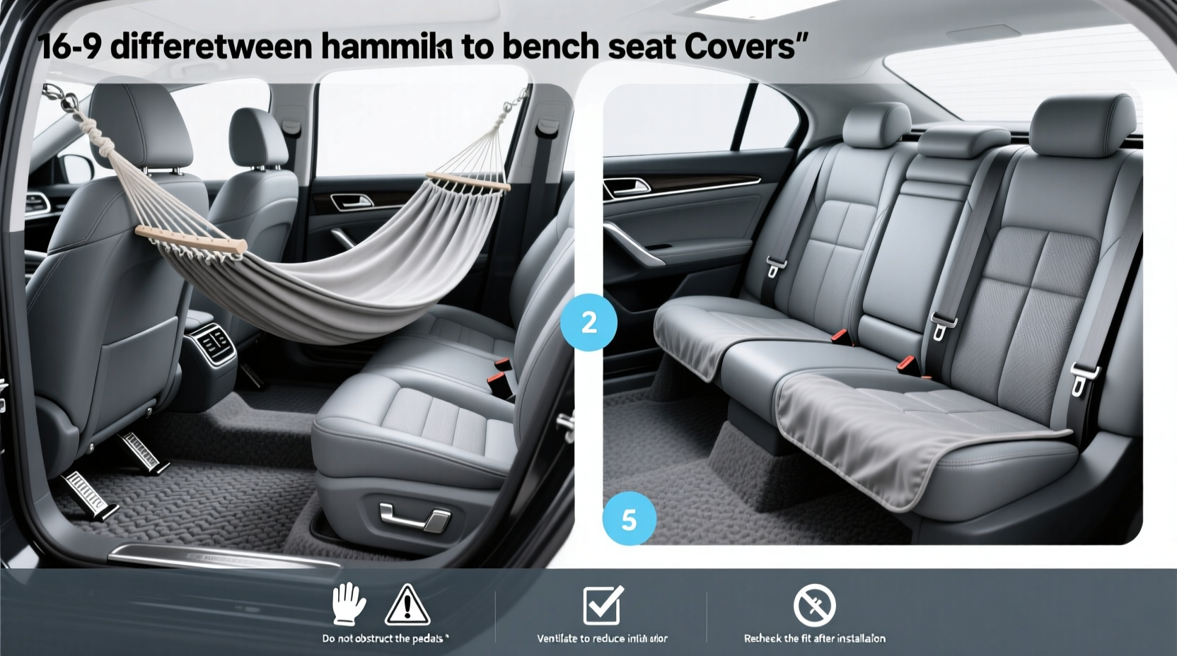 Difference Between Hammock and Bench Seat Covers Buying Guide