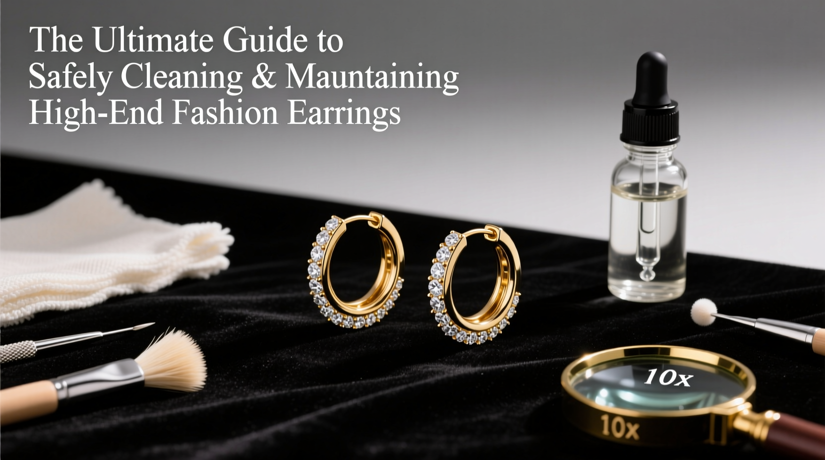 the ultimate guide to safely cleaning and maintaining high end fashion earrings