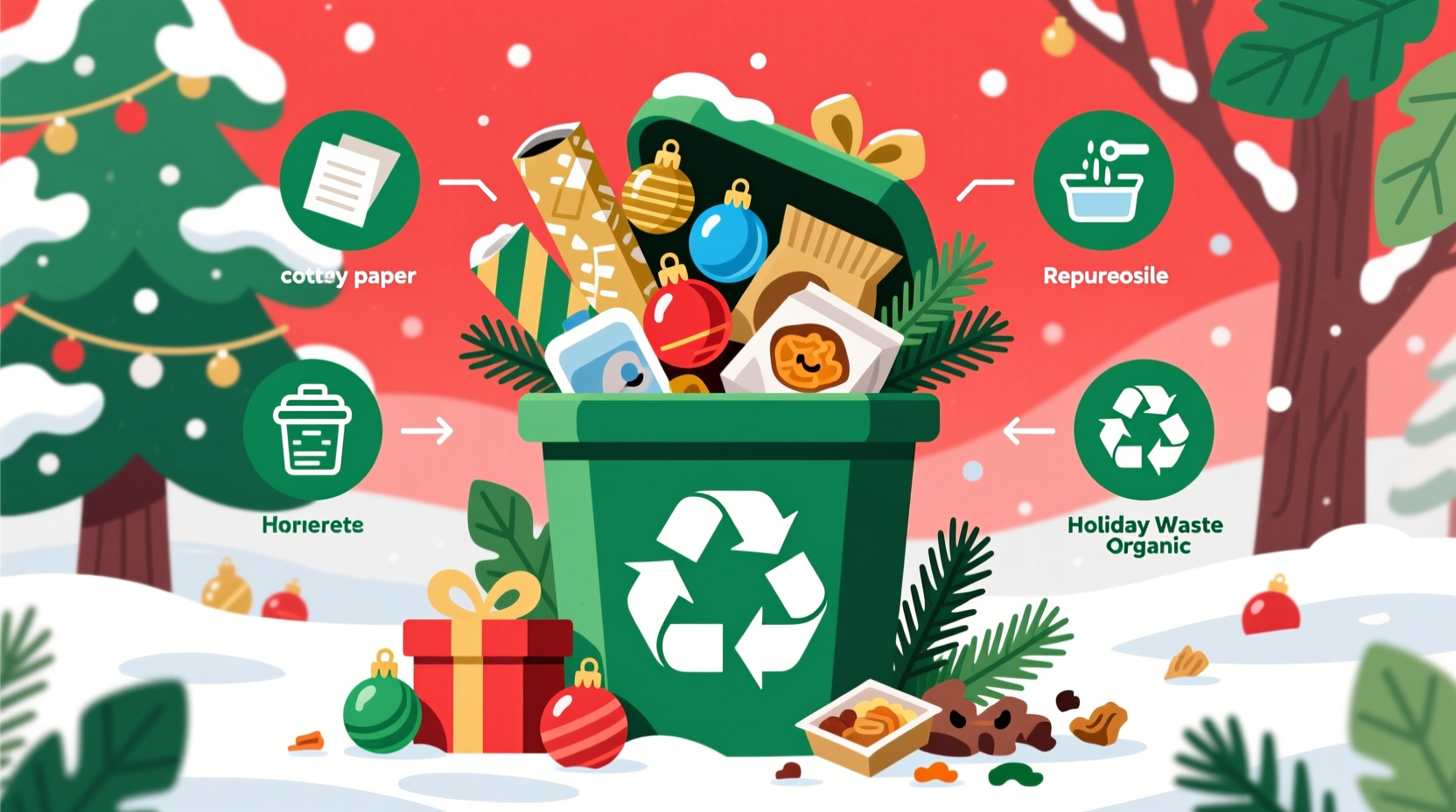 how to recycle all of your holiday garbage