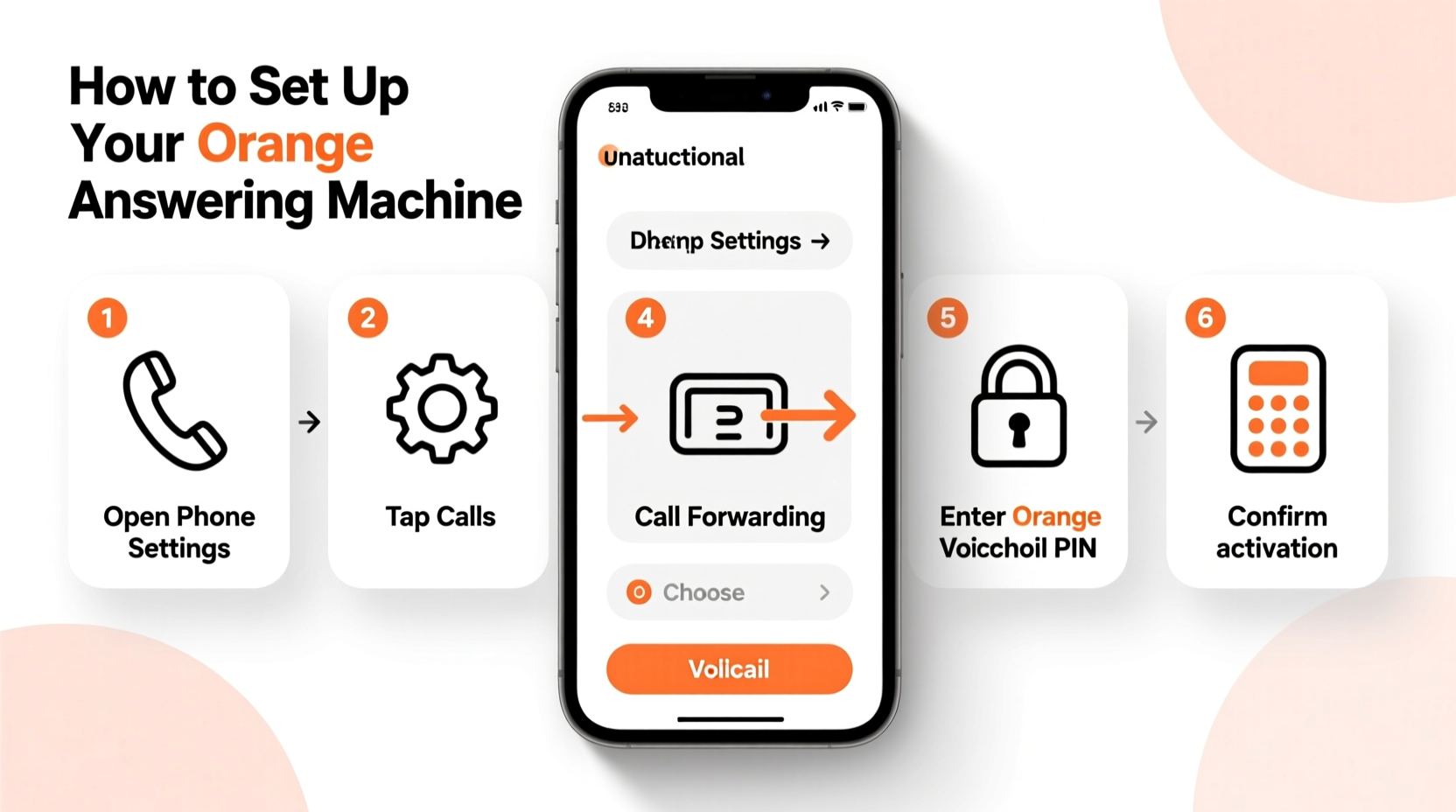 step by step guide how to set up your orange answering machine on any mobile phone