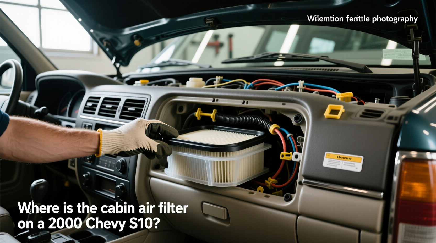 2000 chevy s10 cabin air filter location install guide