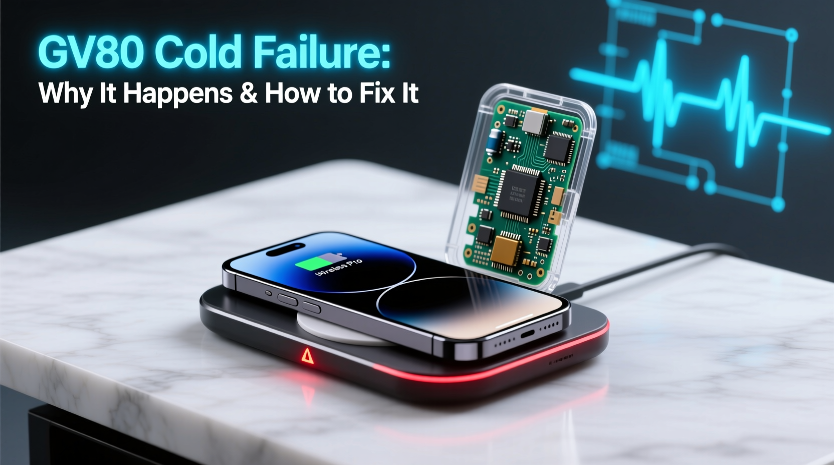 gv80 wireless charger cold failure