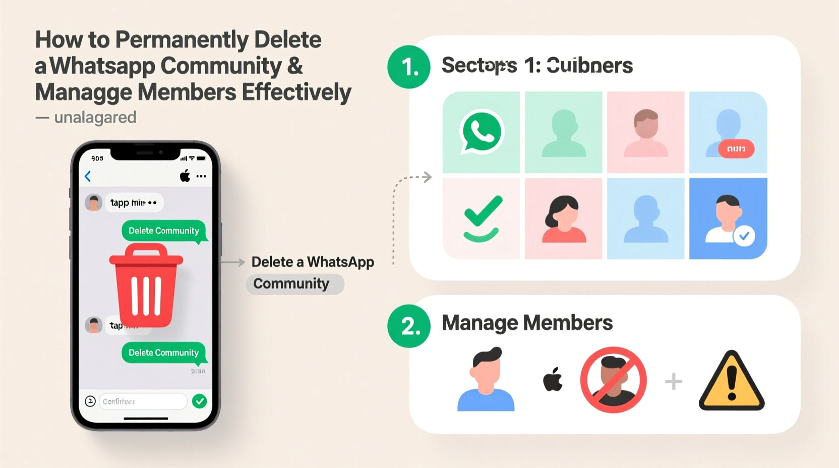 complete guide how to permanently delete a whatsapp community and manage members effectively