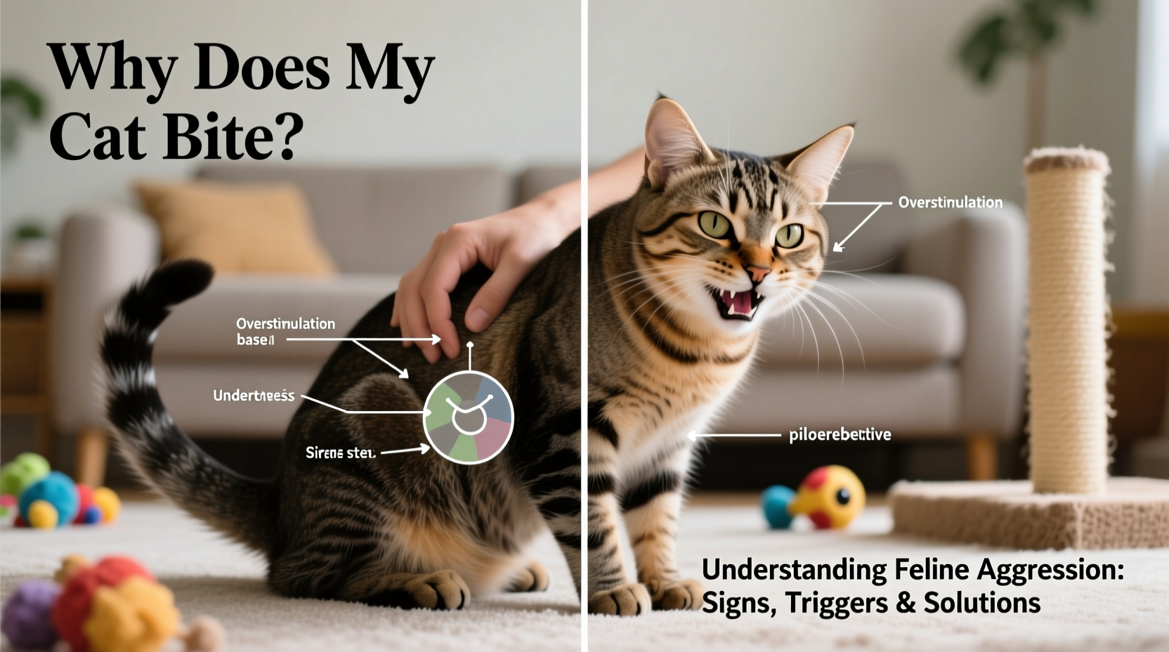 why does my cat bite when i pet it understanding feline aggression