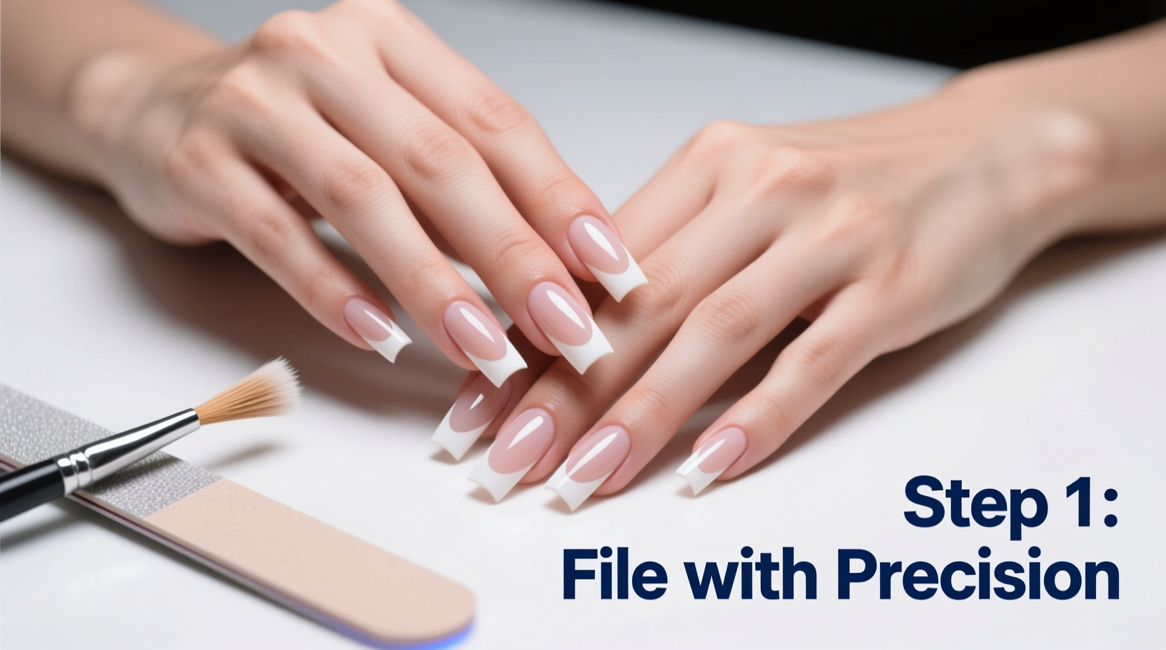 mastering the art of shaping extra long square nails at home a step by step guide