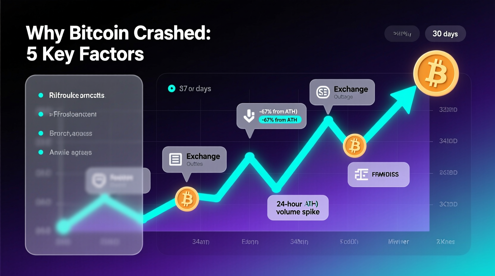why did bitcoin crash analyzing the crypto price drop